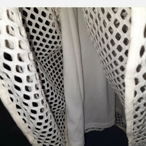 Cato size 2 knit dress fish net white dress - Picture 12 of 16